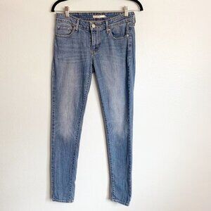 Levi's 711 Skinny Jeans Mid Rise Denim Size 26